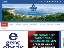 Tablet Screenshot of ensarvakfirize.com